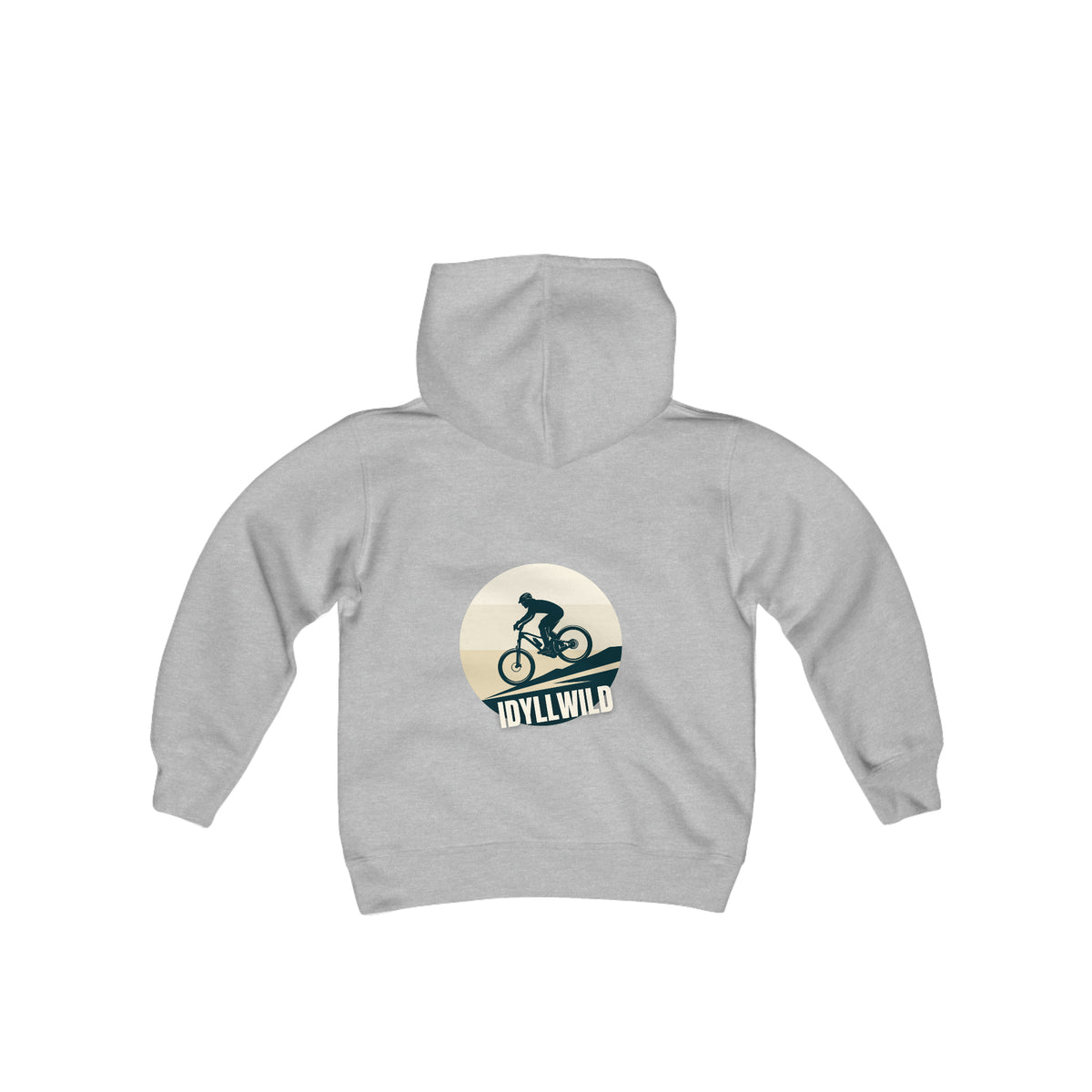 Youth Heavy Blend Hooded Sweatshirt Mountain Bike