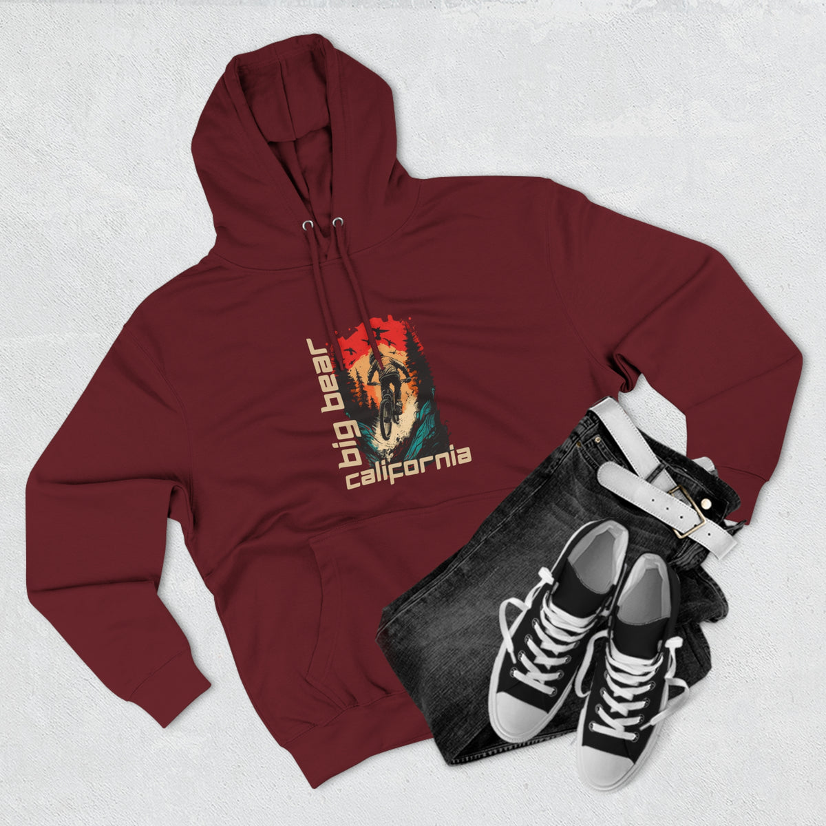 Big Bear Mountain Biking Hoodie