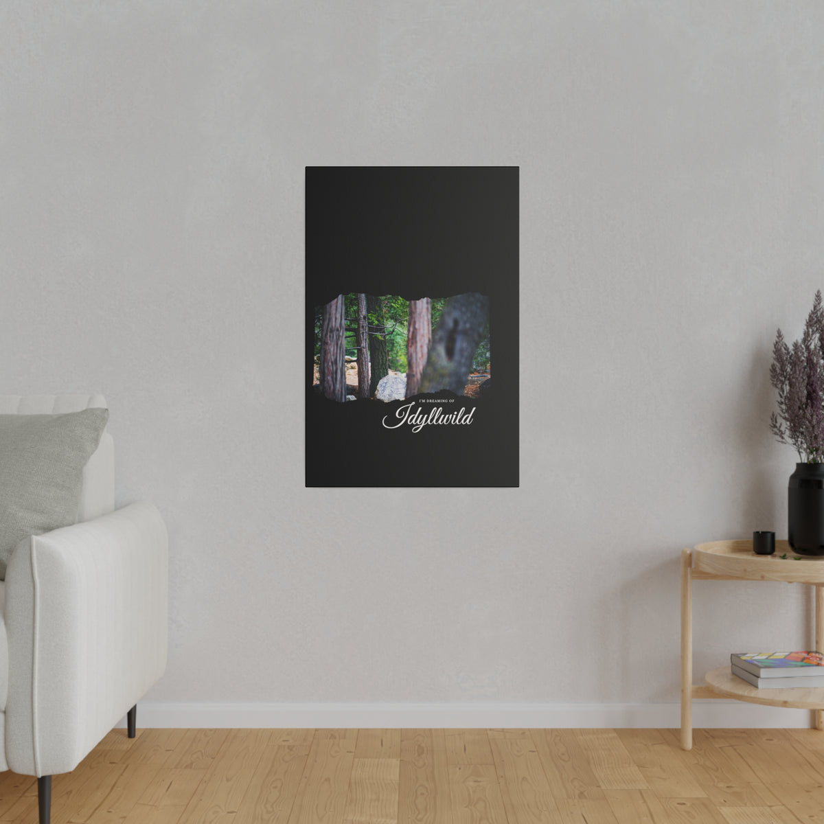 Matte Canvas, Stretched, 0.75" Dreaming of FOrest