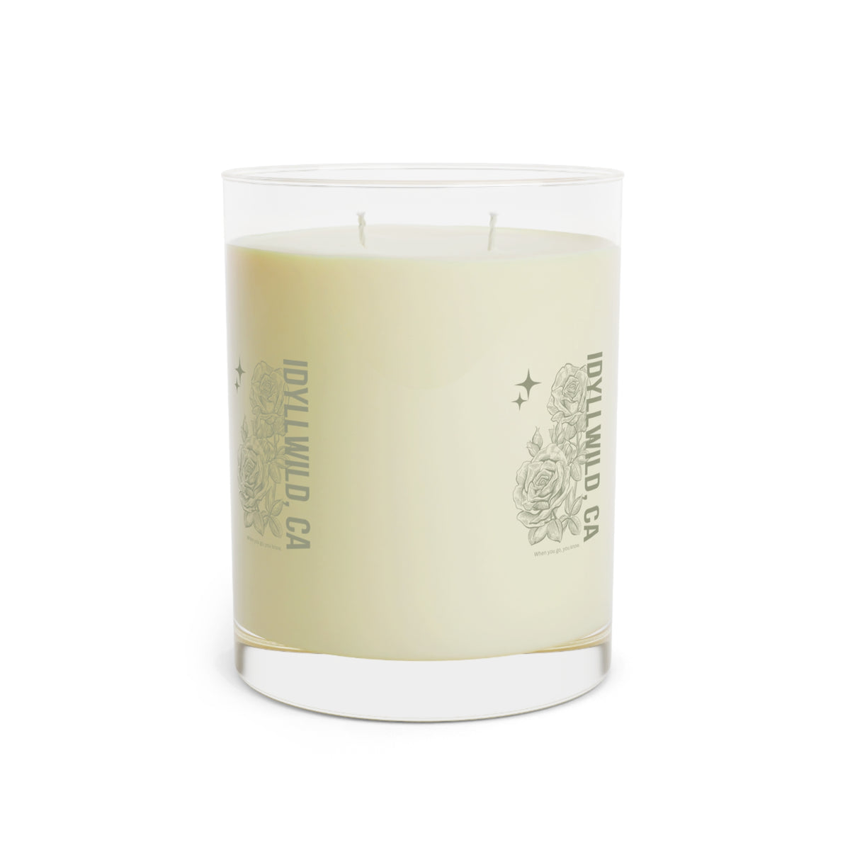 Copy of Scented Candle - Full Glass, 11oz Idyllwild Classy Rose
