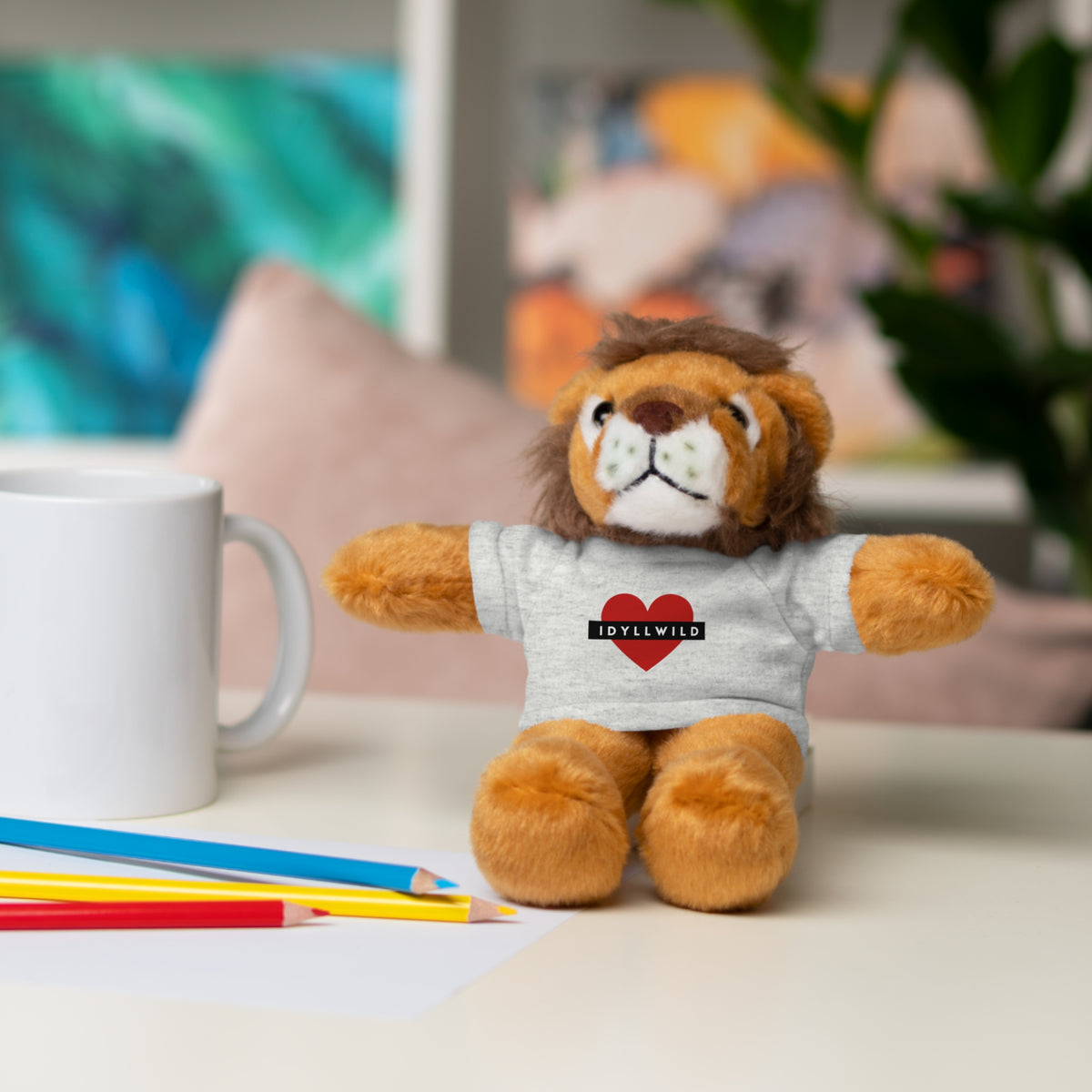 Stuffed Animals with Tee Idyllwild Heart