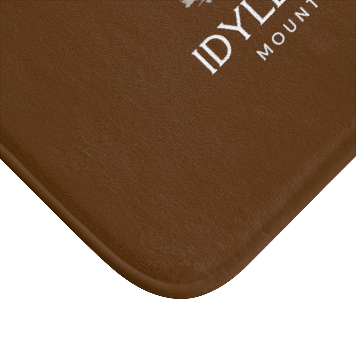 Bath Mat Cabin in the Woods Brown