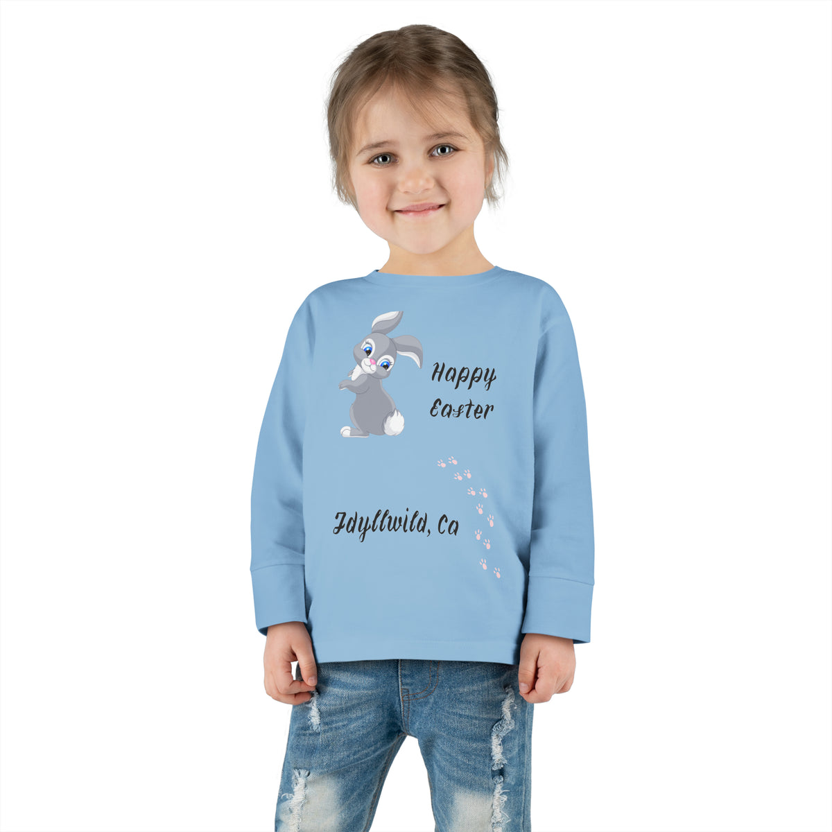Toddler Long Sleeve Tee Idyllwild Bunny Trail