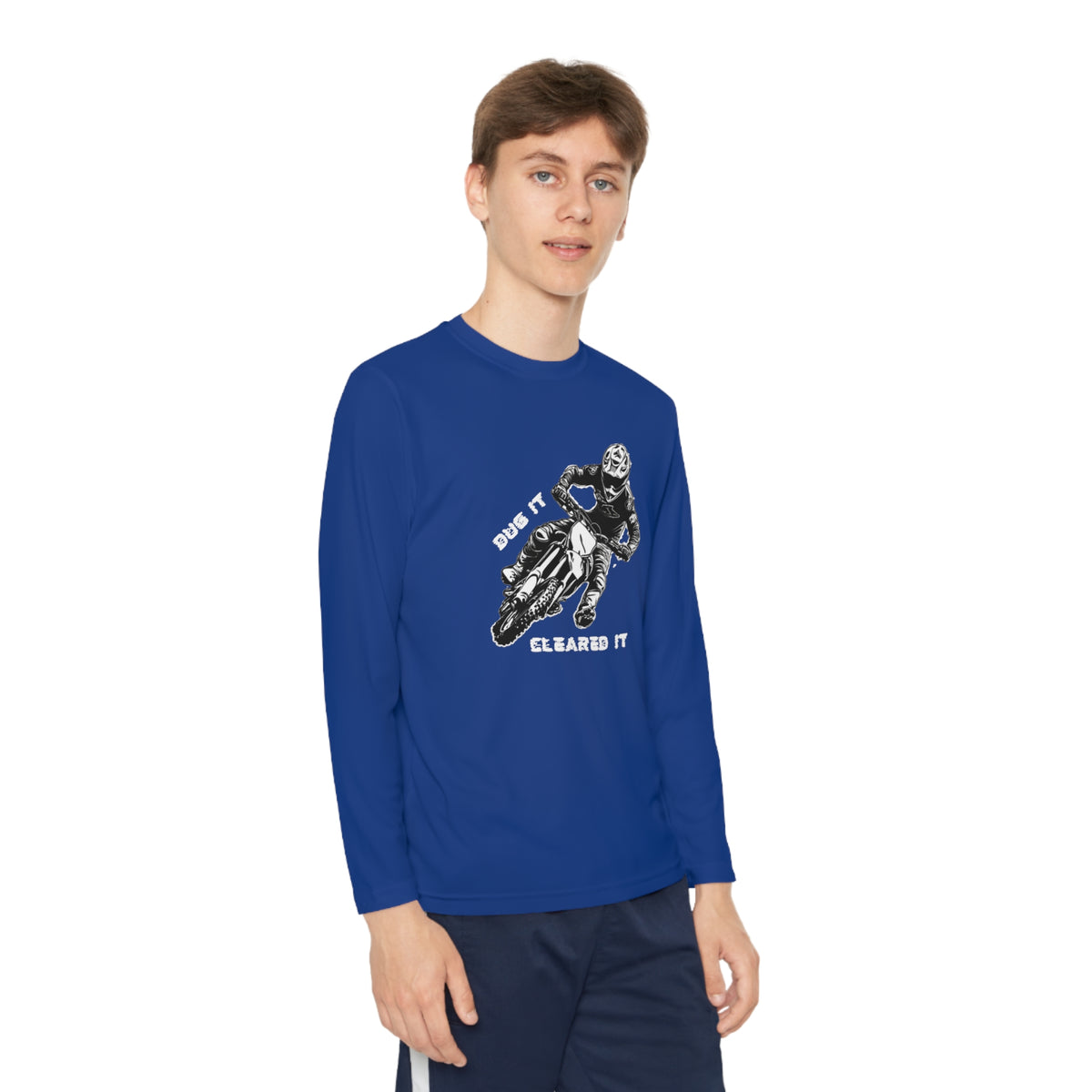 Dirt Bike Youth Long Sleeve Competitor Tee