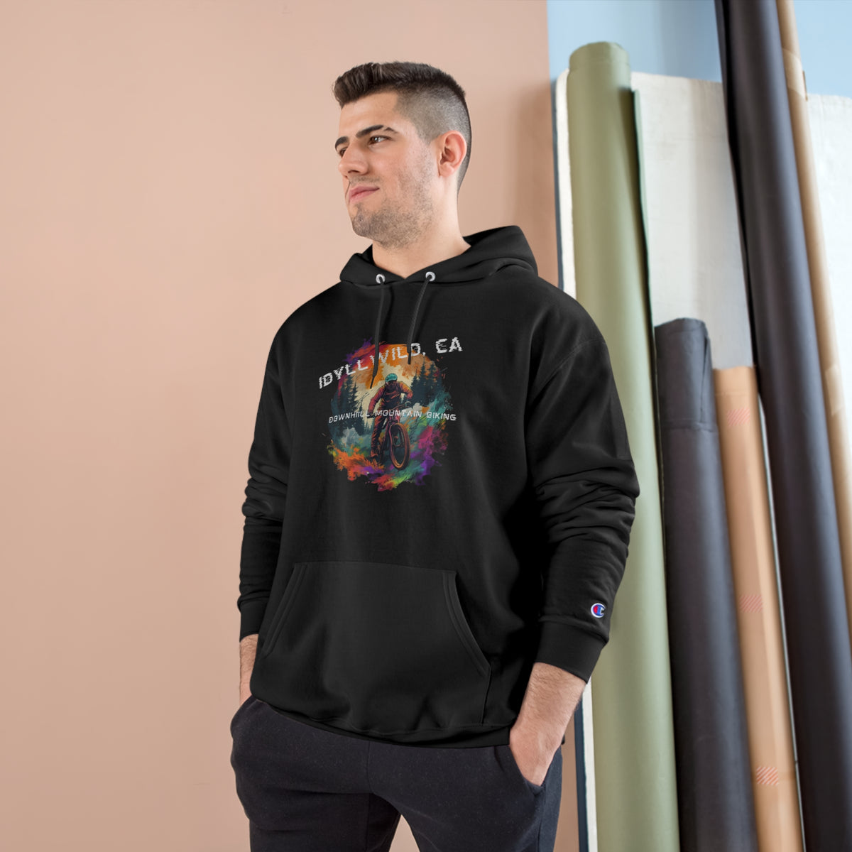 Idyllwild Downhill Mountain  Biking Champion Hoodie