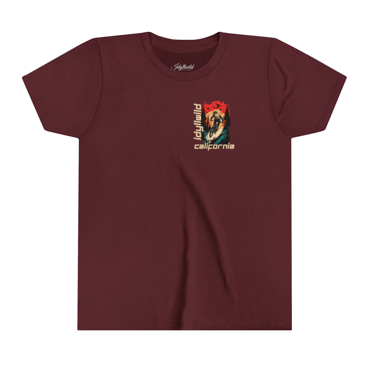 Idyllwild Mountain Biking Youth Short Sleeve Tee