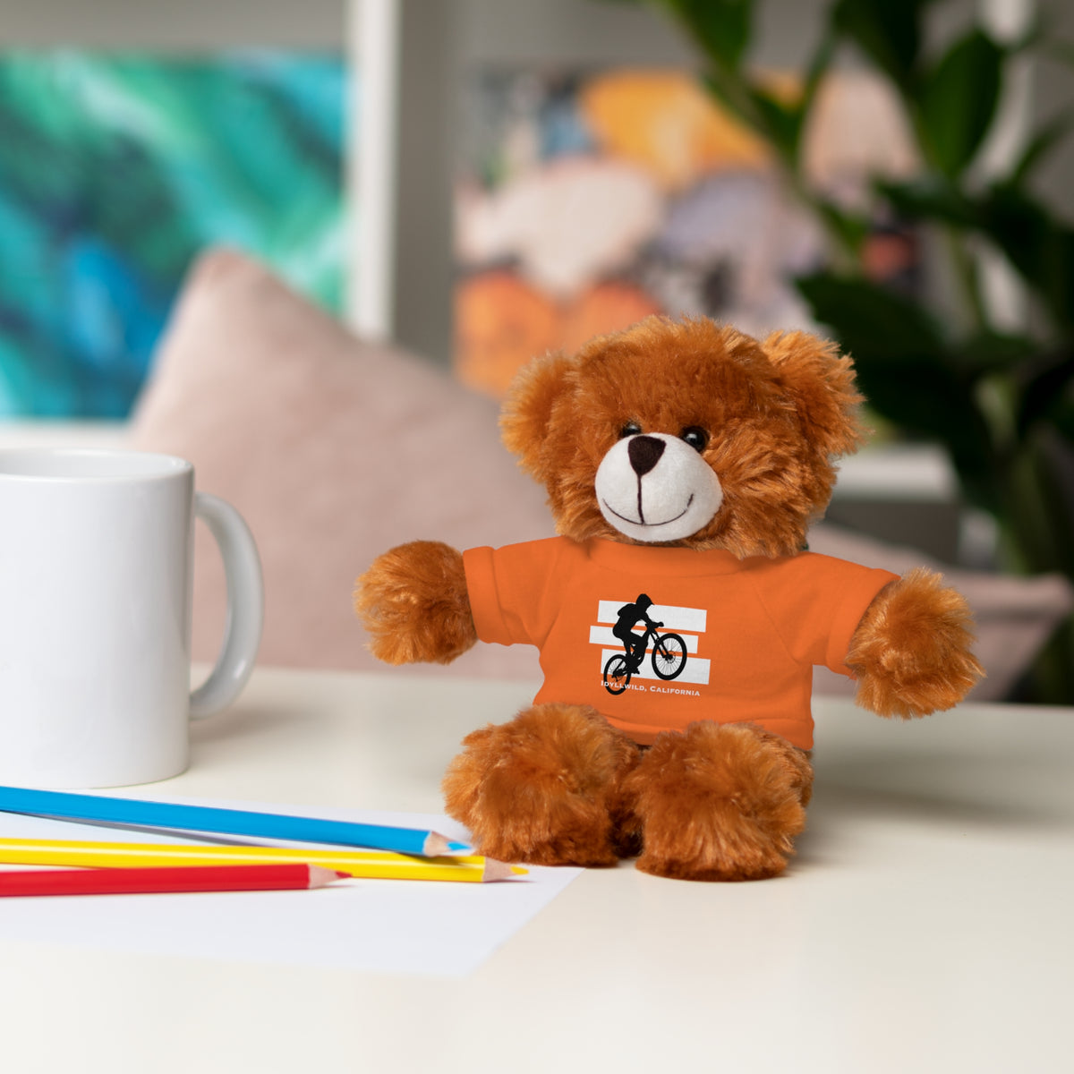 Stuffed Animals with Tee Bike Idyllwild