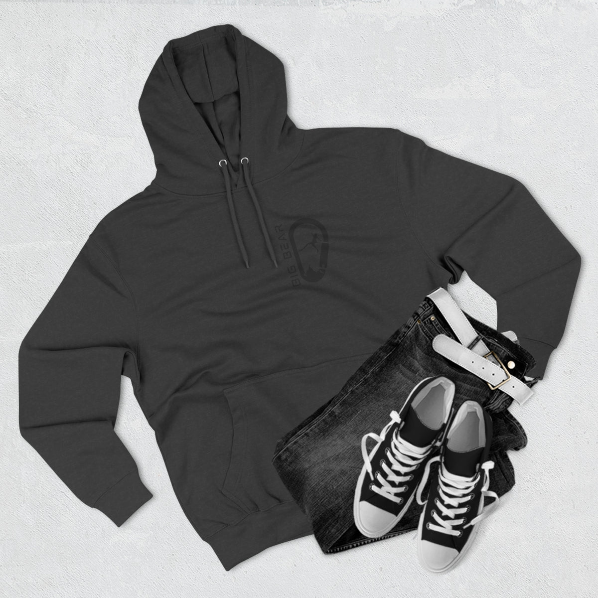 Big Bear Rock Climbing Hook Hoodie