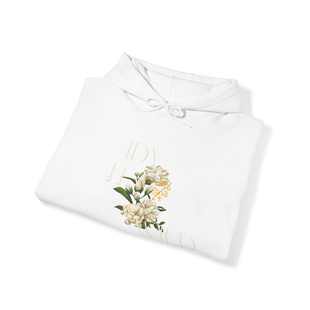 Idyllwild Vintage Cream Rose Hoodie