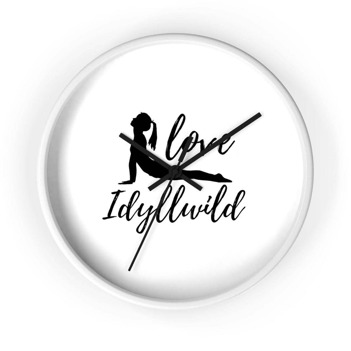 Wall Clock Love Idyllwild Yoga