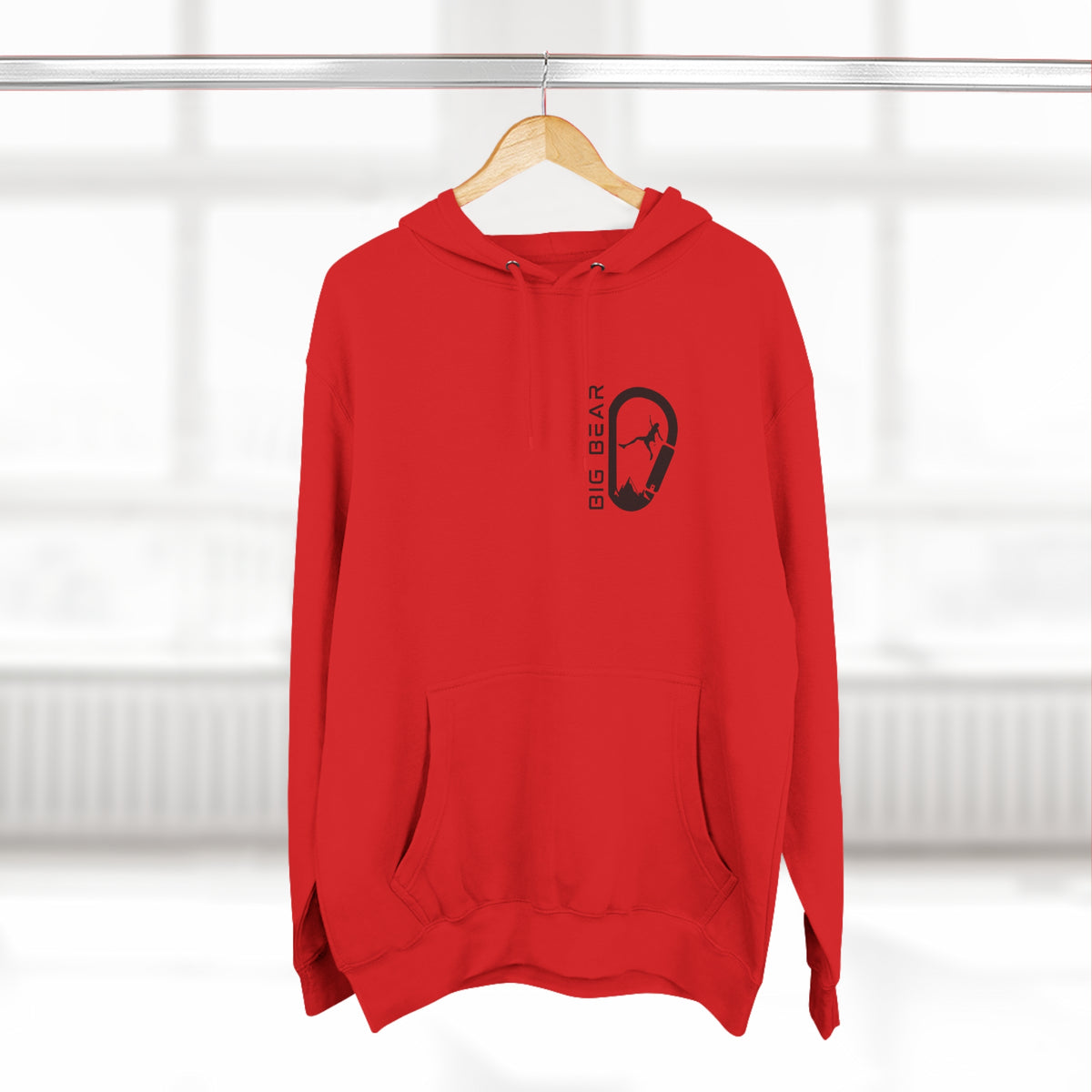Big Bear Rock Climbing Hook Hoodie