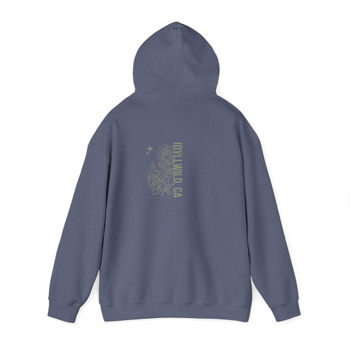 Unisex Heavy Blend™ Hooded Sweatshirt Center FLower