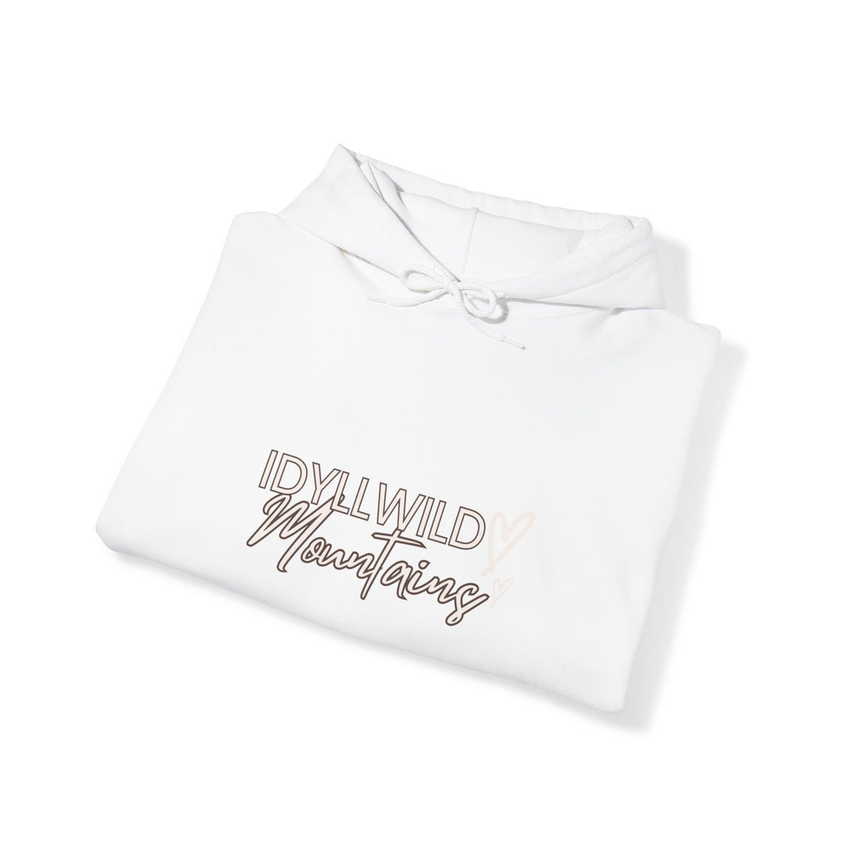 Idyllwild Mountains heart Hoodie