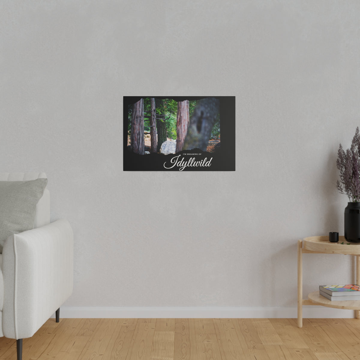 Matte Canvas, Stretched, 0.75" Dreaming of FOrest