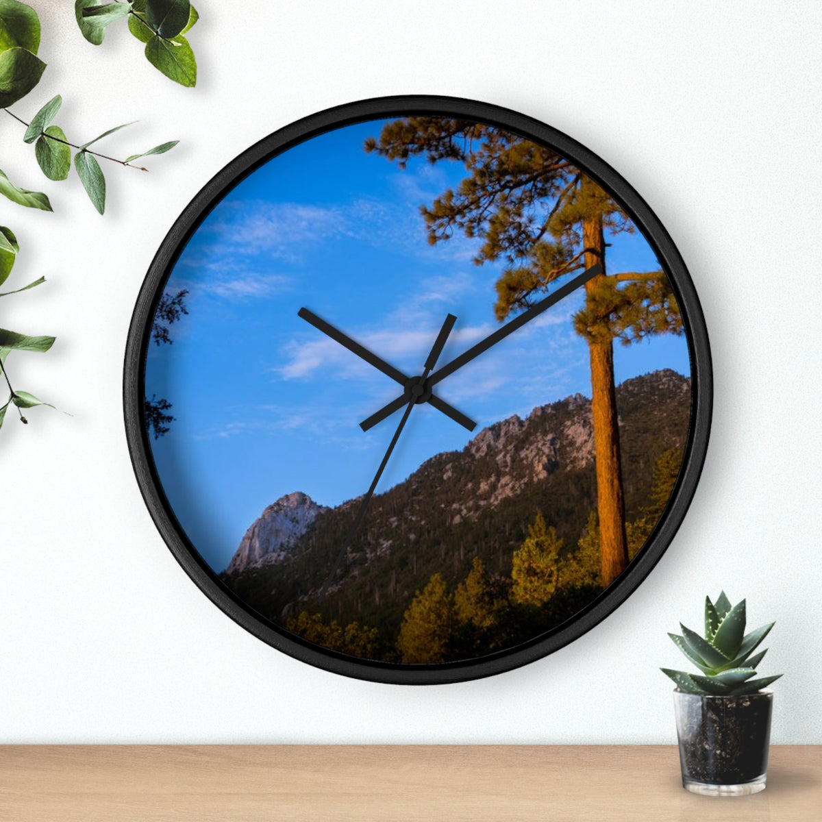 Wall Clock Lily Rock