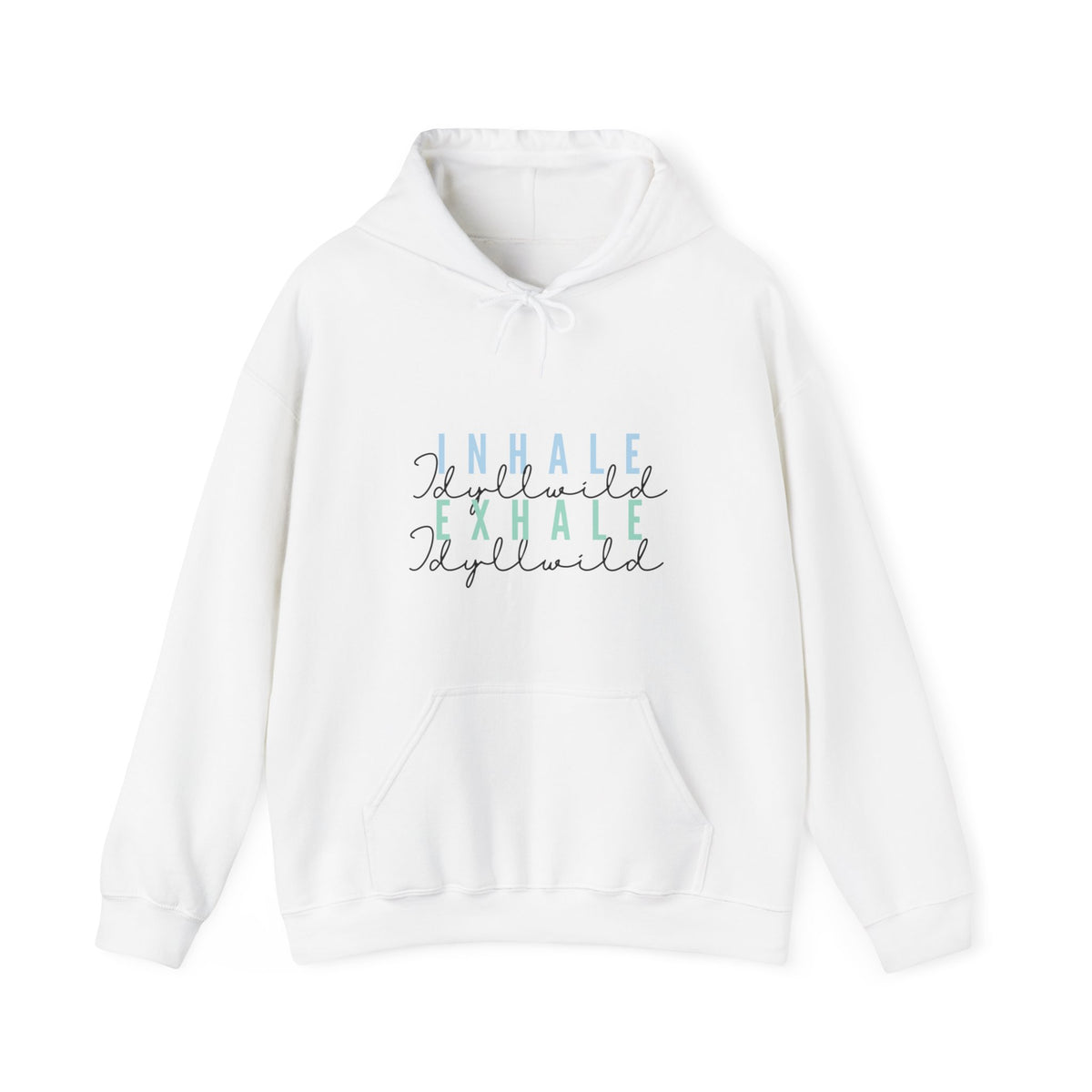 Idyllwild Inhale Exhale Blue Hoodie