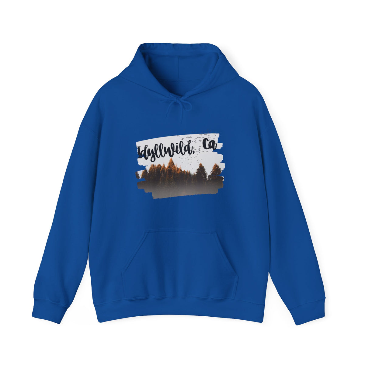 Unisex Heavy Blend™ Hooded Sweatshirt Forest PeekaBoo Scene