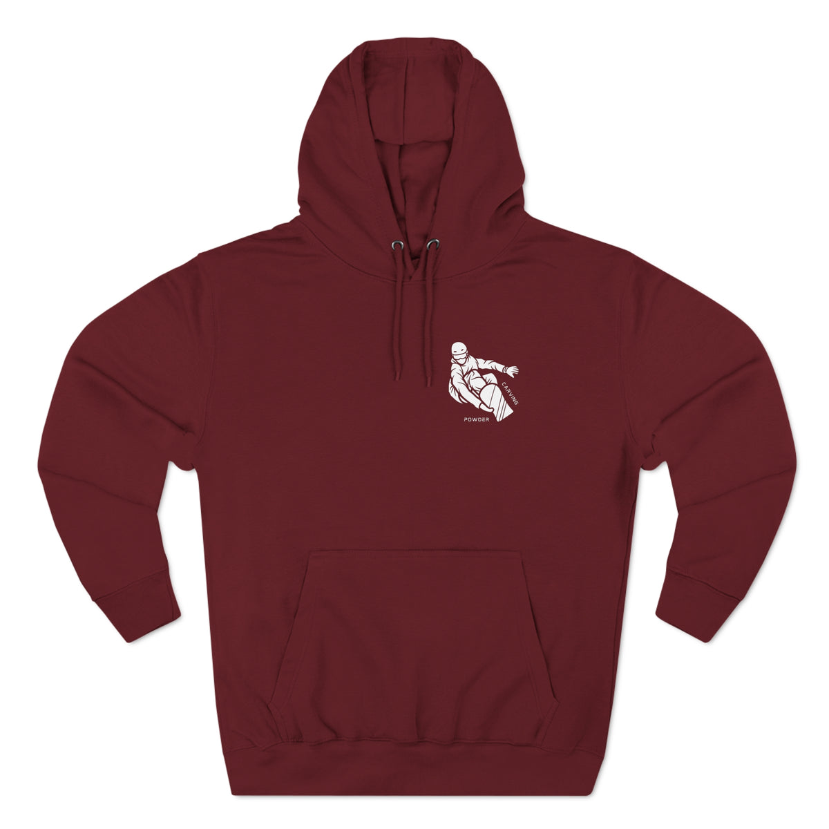 Snowboard  "Fresh pow, carving" Hoodie