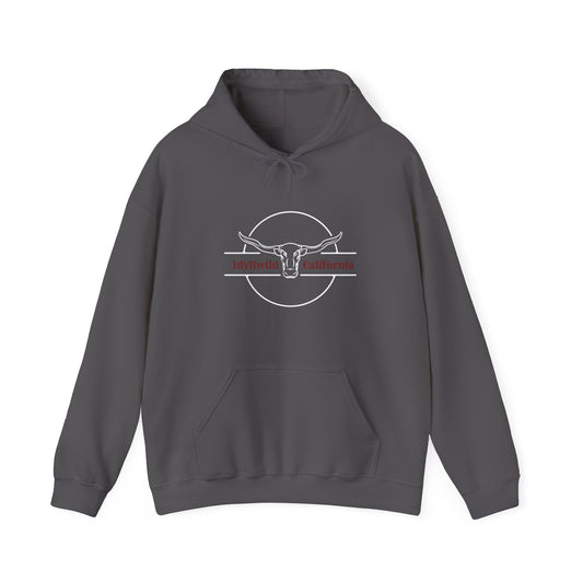 Unisex Heavy Blend™ Hooded Sweatshirt Bullhead RedWhite