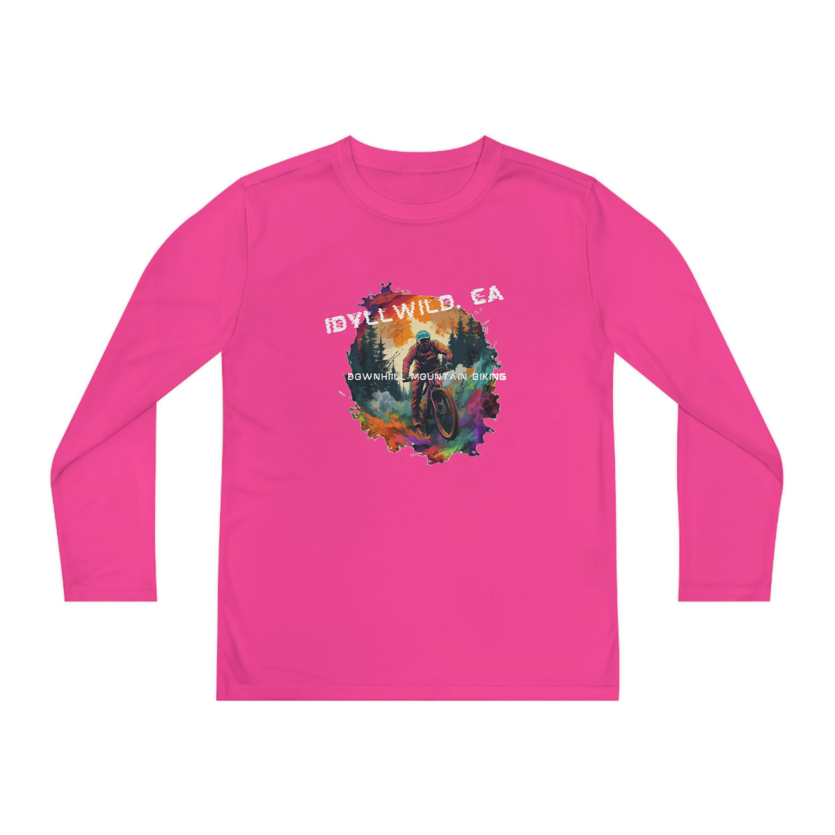 Idyllwild Mountain Biking Youth Long Sleeve Competitor Tee