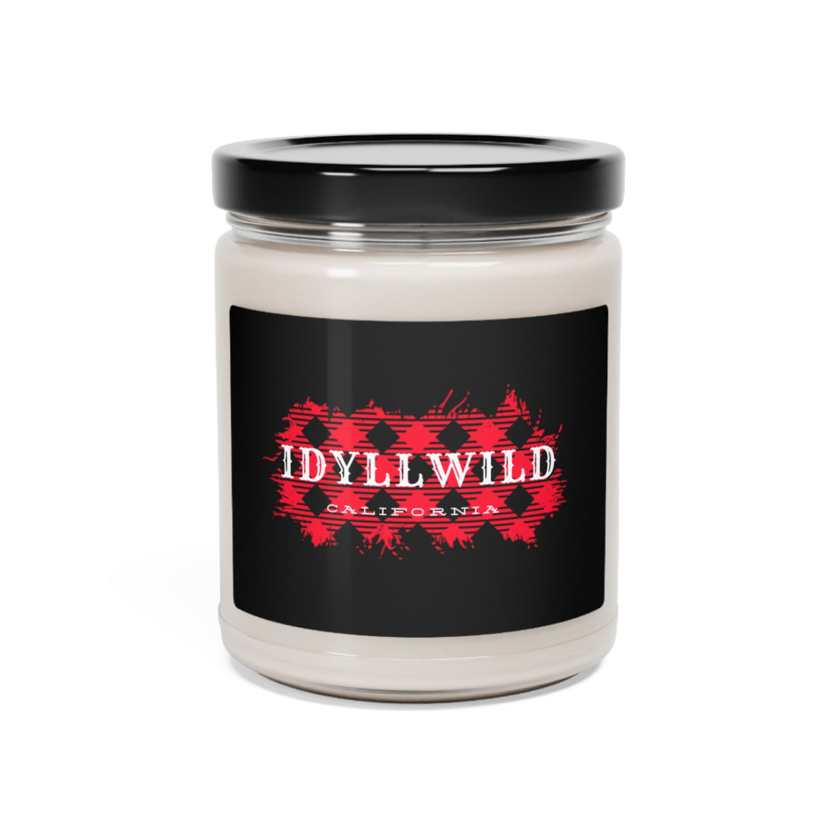 Scented Soy Candle, 9oz Idyllwild Red Buffalo Plaid