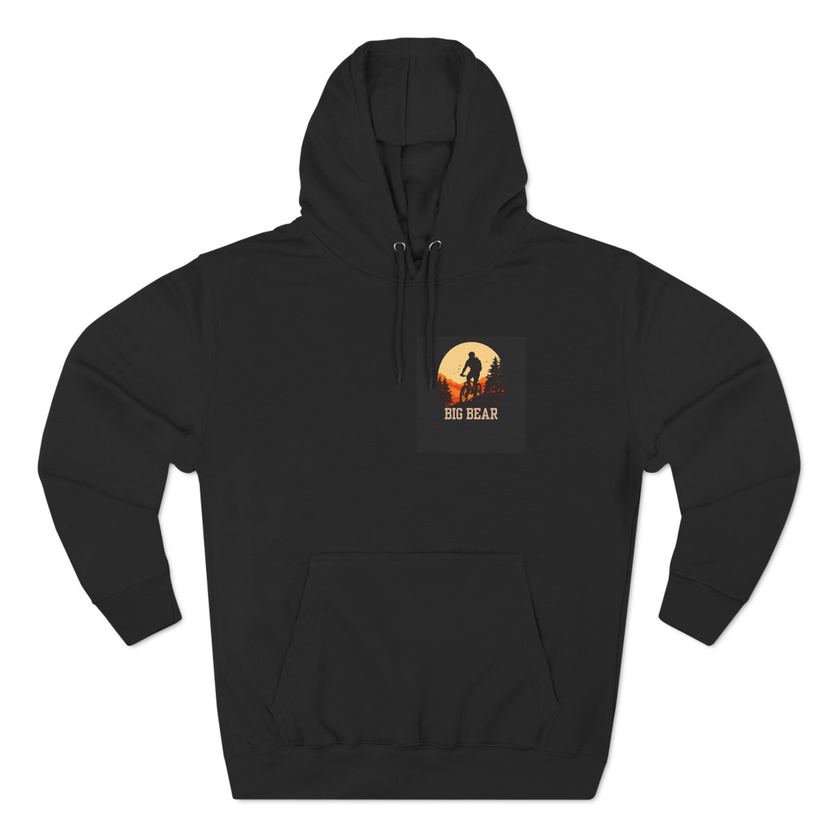 Big Bear Mountain Biking Sunset Hoodie