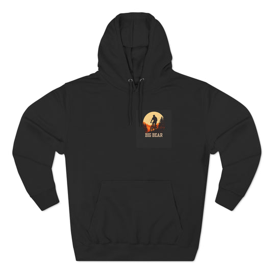 Big Bear Mountain Biking Sunset Hoodie