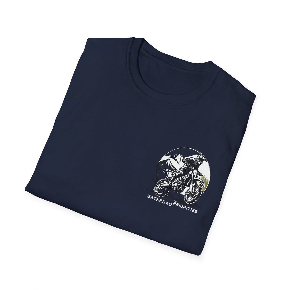 Dirtbike "Backroad Priorities" Softstyle T-Shirt