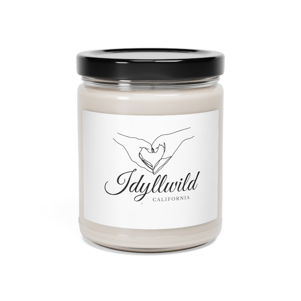 Scented Soy Candle, 9oz Heart Hands