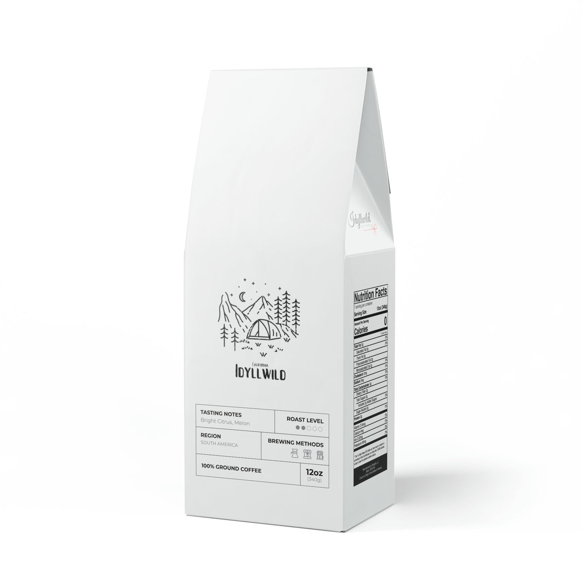 Colombia Single Origin Coffee (Light-Medium Roast) Idyllwild Camping White