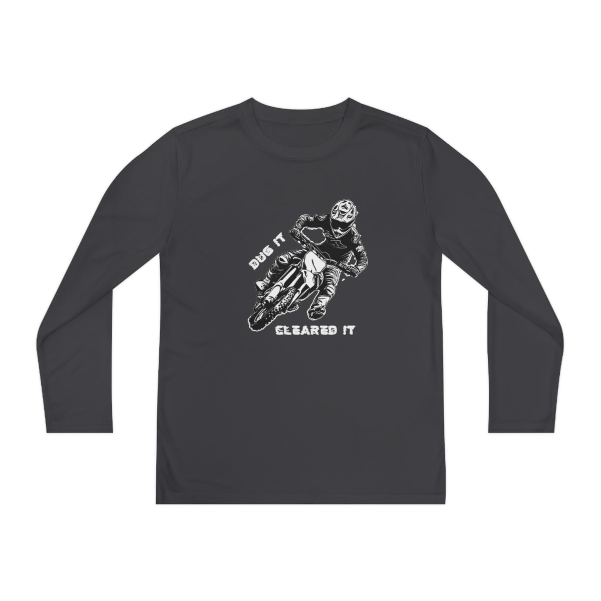 Dirt Bike Youth Long Sleeve Competitor Tee