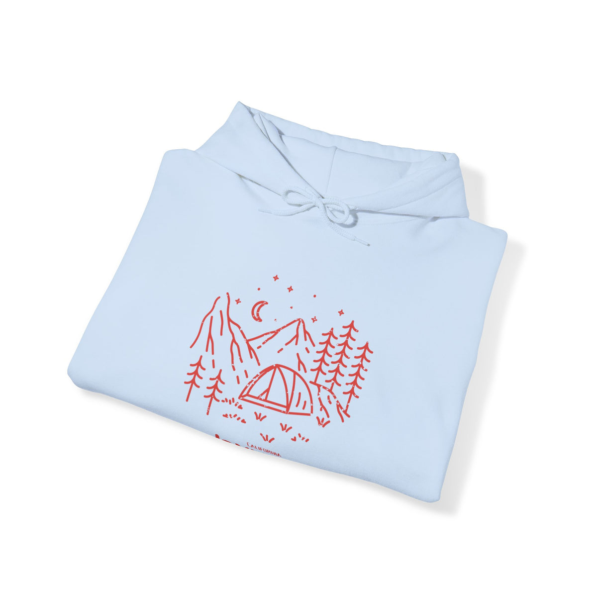 Unisex Heavy Blend™ Hooded Sweatshirt Camping RED