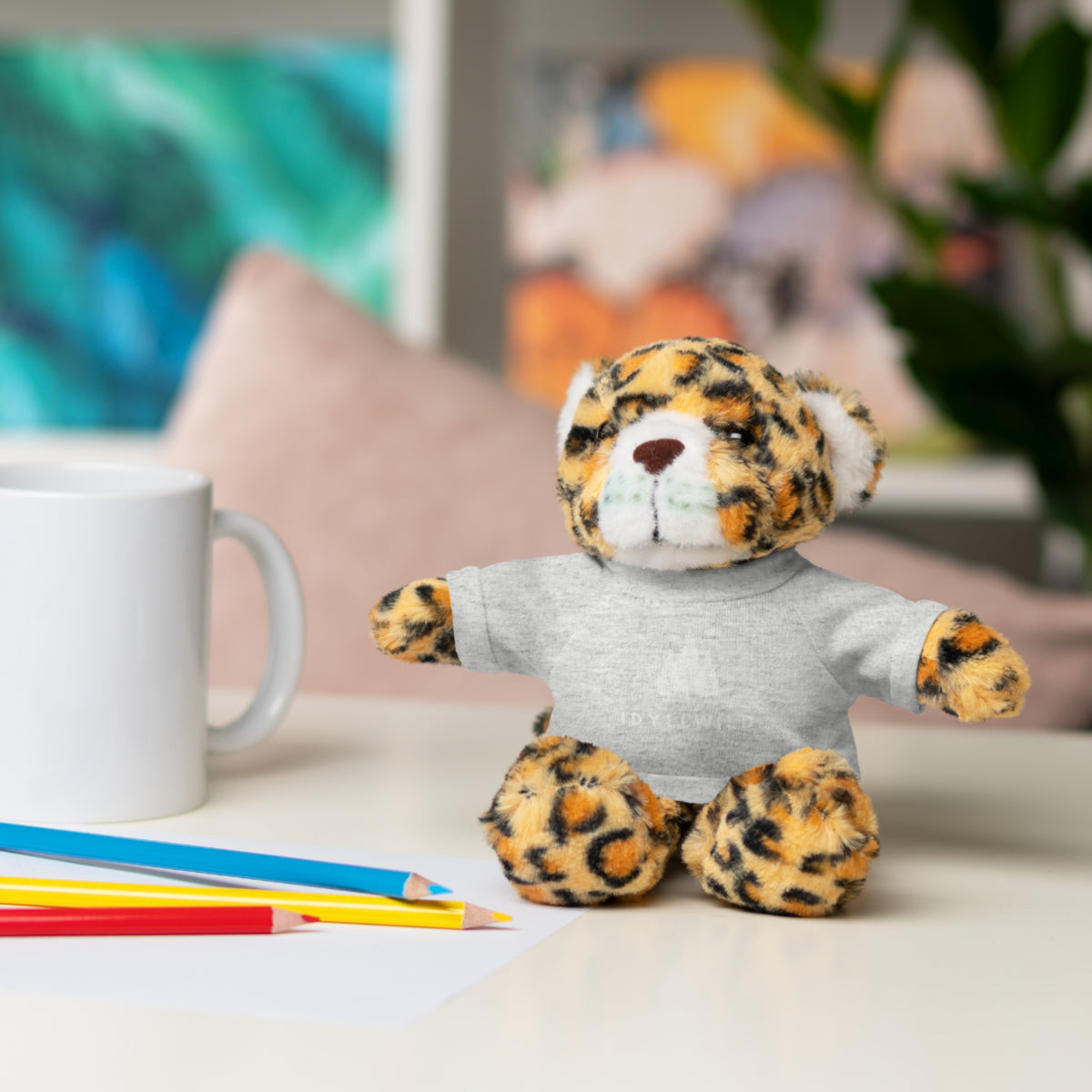 Stuffed Animals with Tee Idyllwild Community