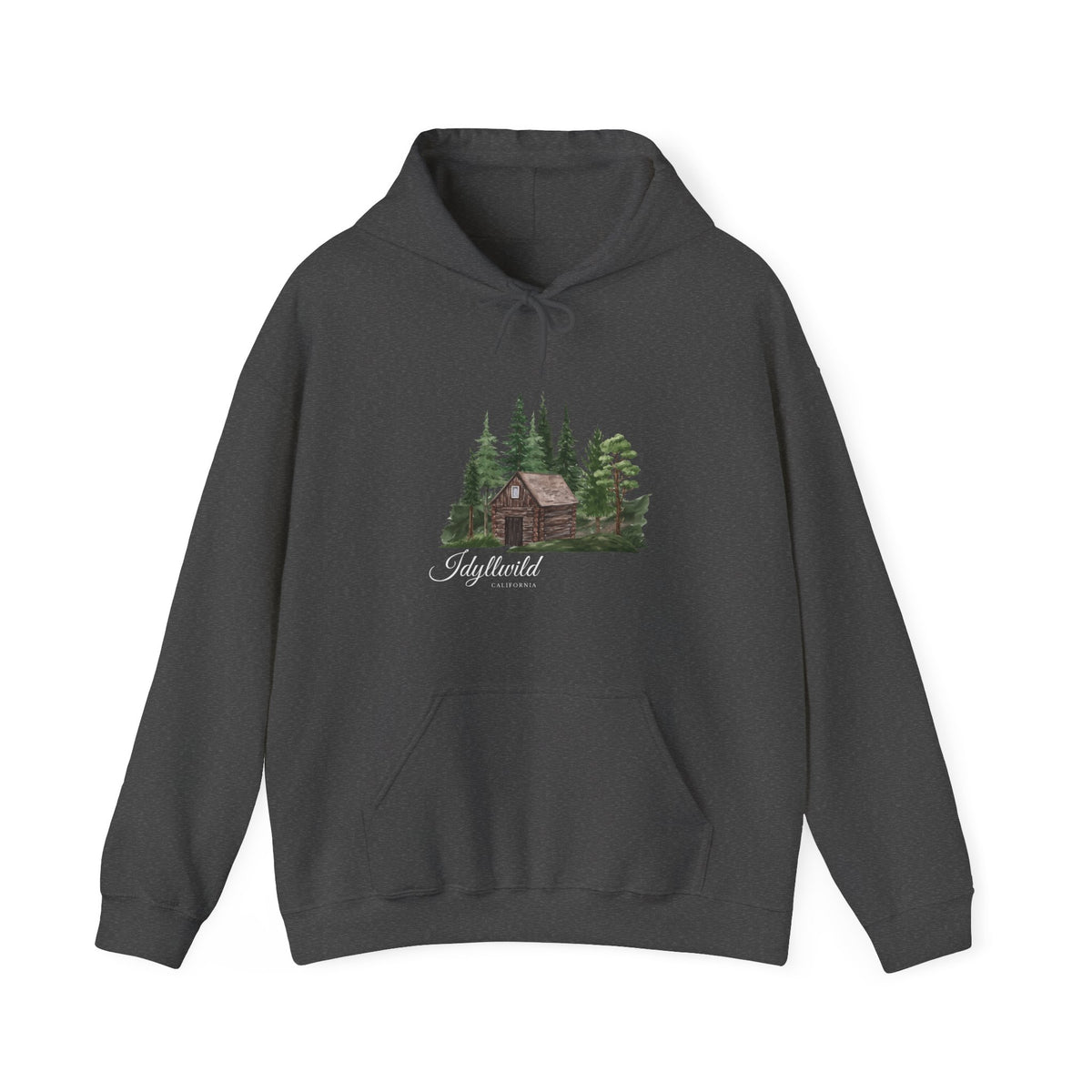 Unisex Heavy Blend™ Hooded Sweatshirt Forest Cabin