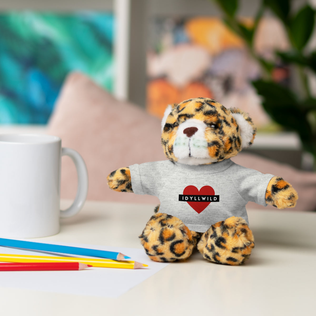 Stuffed Animals with Tee Idyllwild Heart