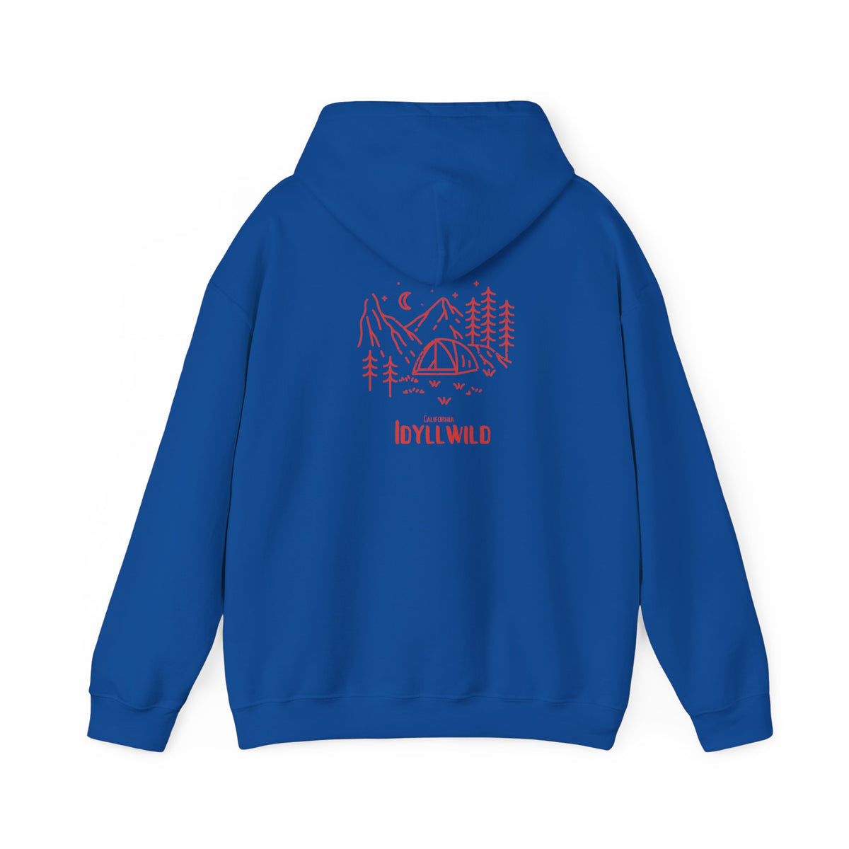 Unisex Heavy Blend™ Hooded Sweatshirt Camping RED