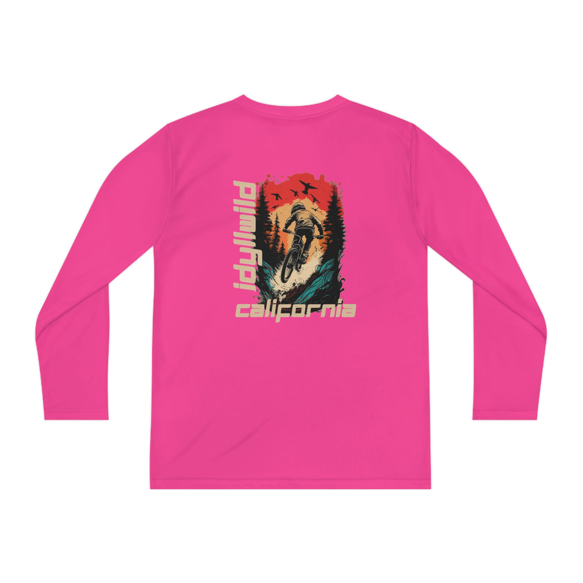 Idyllwild Mountain Biking Youth Long Sleeve Competitor Tee