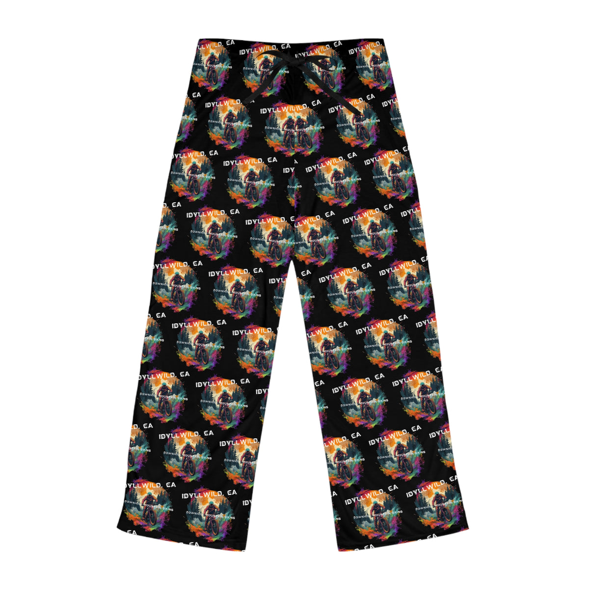 Idyllwild Mountain Biking Women's Pajama Pants (AOP)