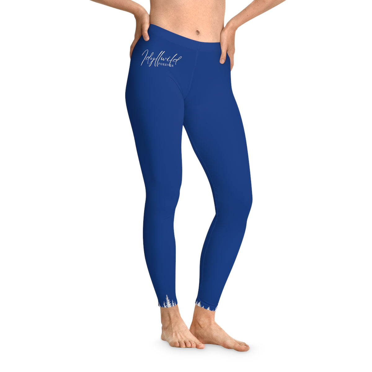 Cobalt Stretchy Leggings (AOP) Idyllwild