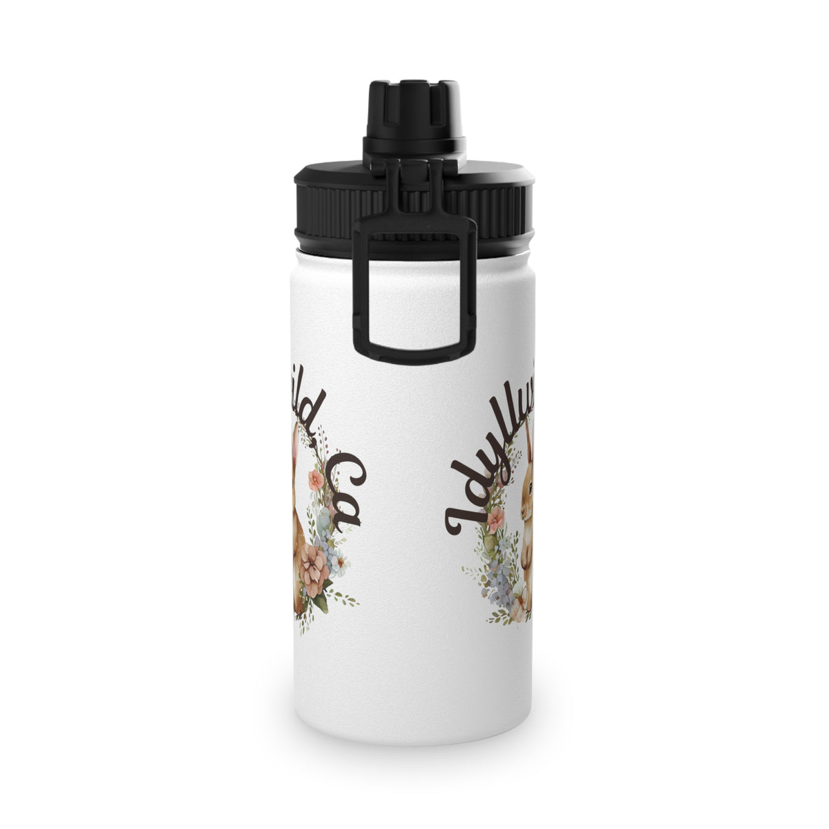 Idyllwild Easter Stainless Steel Water Bottle, Sports Lid