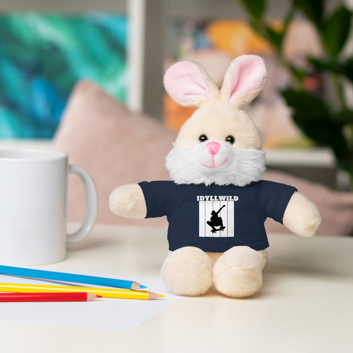 Stuffed Animals with Tee Skateboard Idyllwild