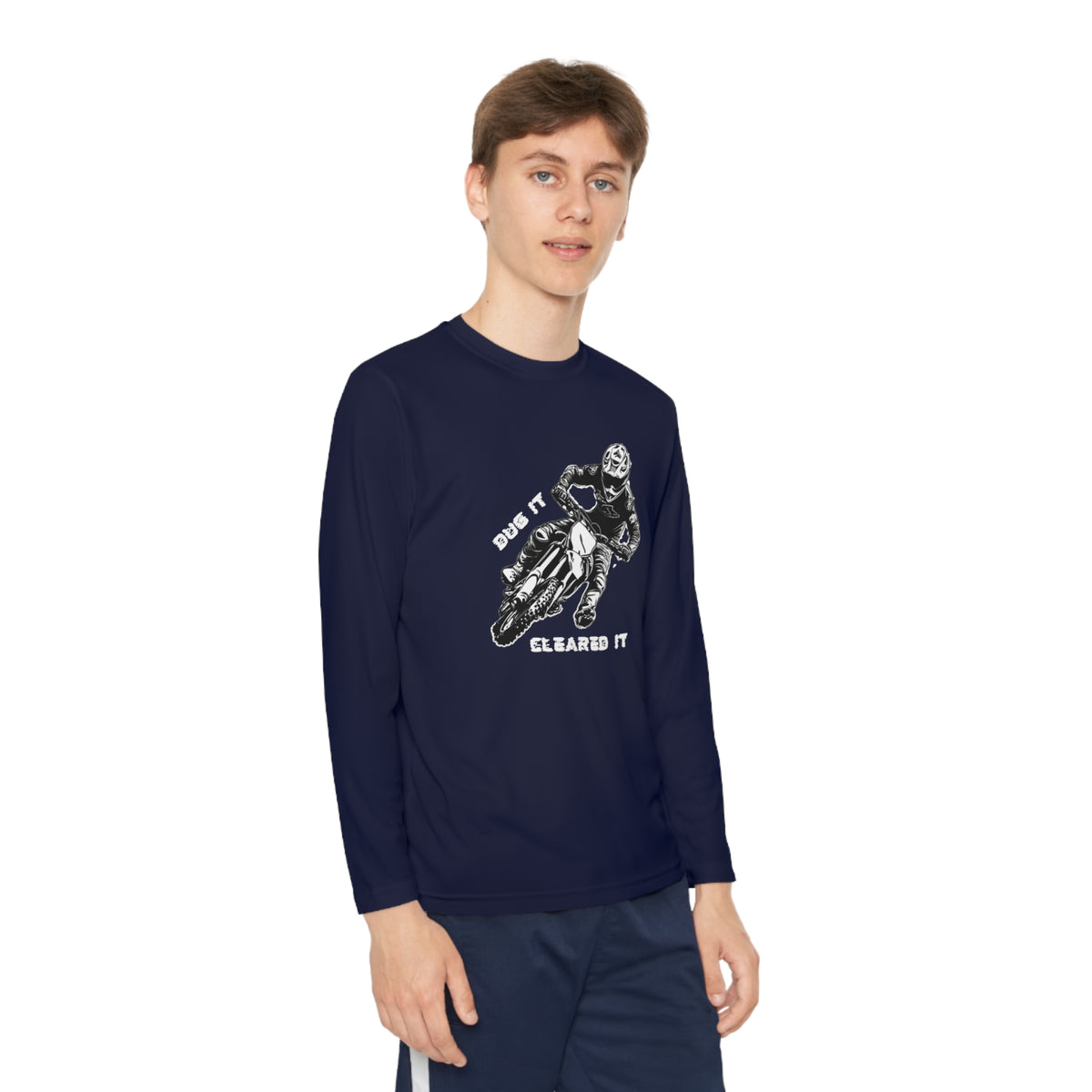 Dirt Bike Youth Long Sleeve Competitor Tee