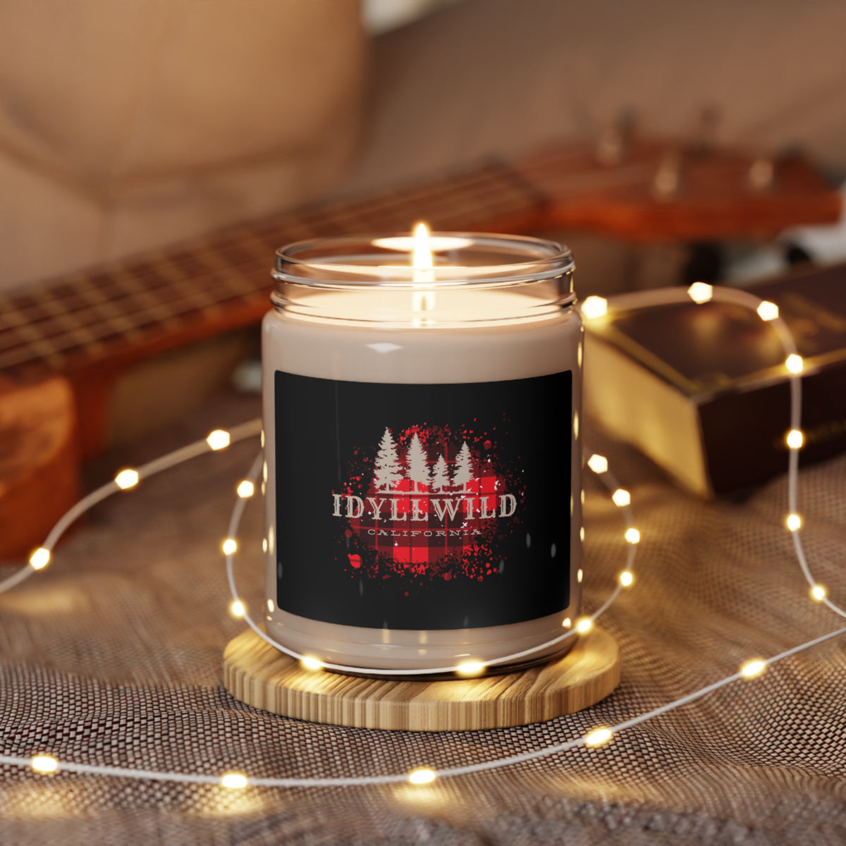 Scented Soy Candle, 9oz Idyllwild Tan Pine Red Buffalo