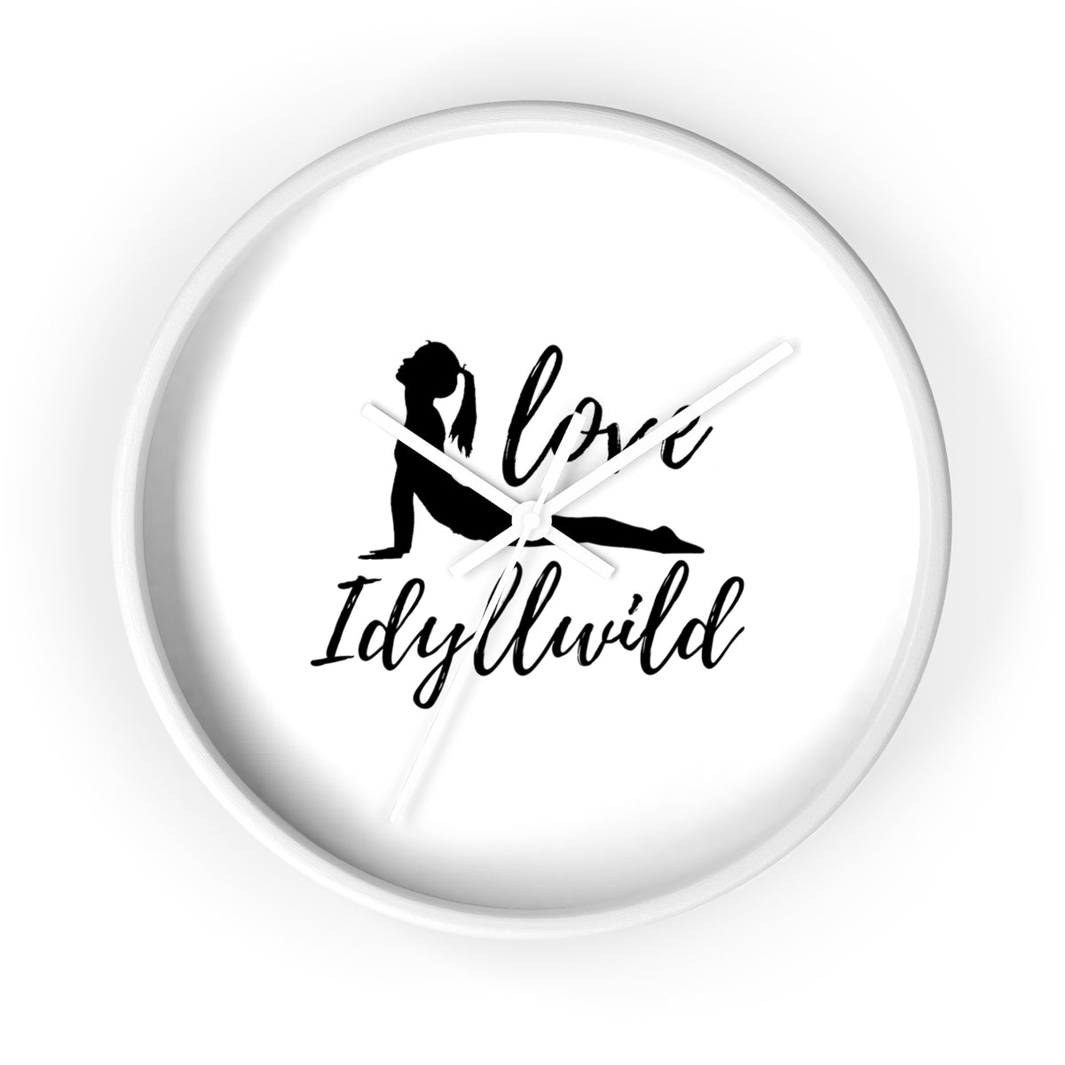Wall Clock Love Idyllwild Yoga