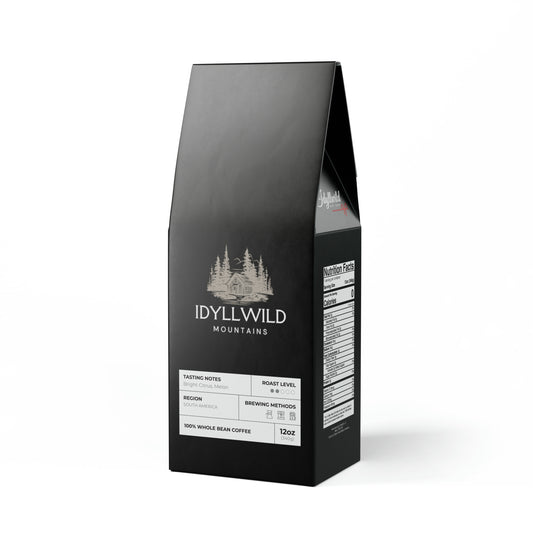 Colombia Single Origin Coffee (Light-Medium Roast) Idyllwild Cabin In The Woods Black