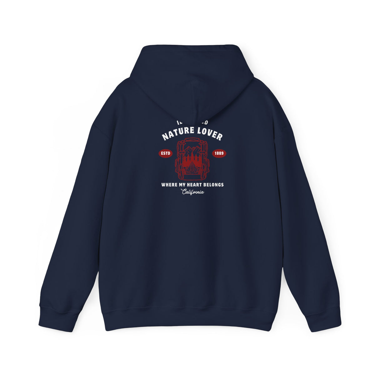 Idyllwild Nature Lover Established Red Letter Hoodie