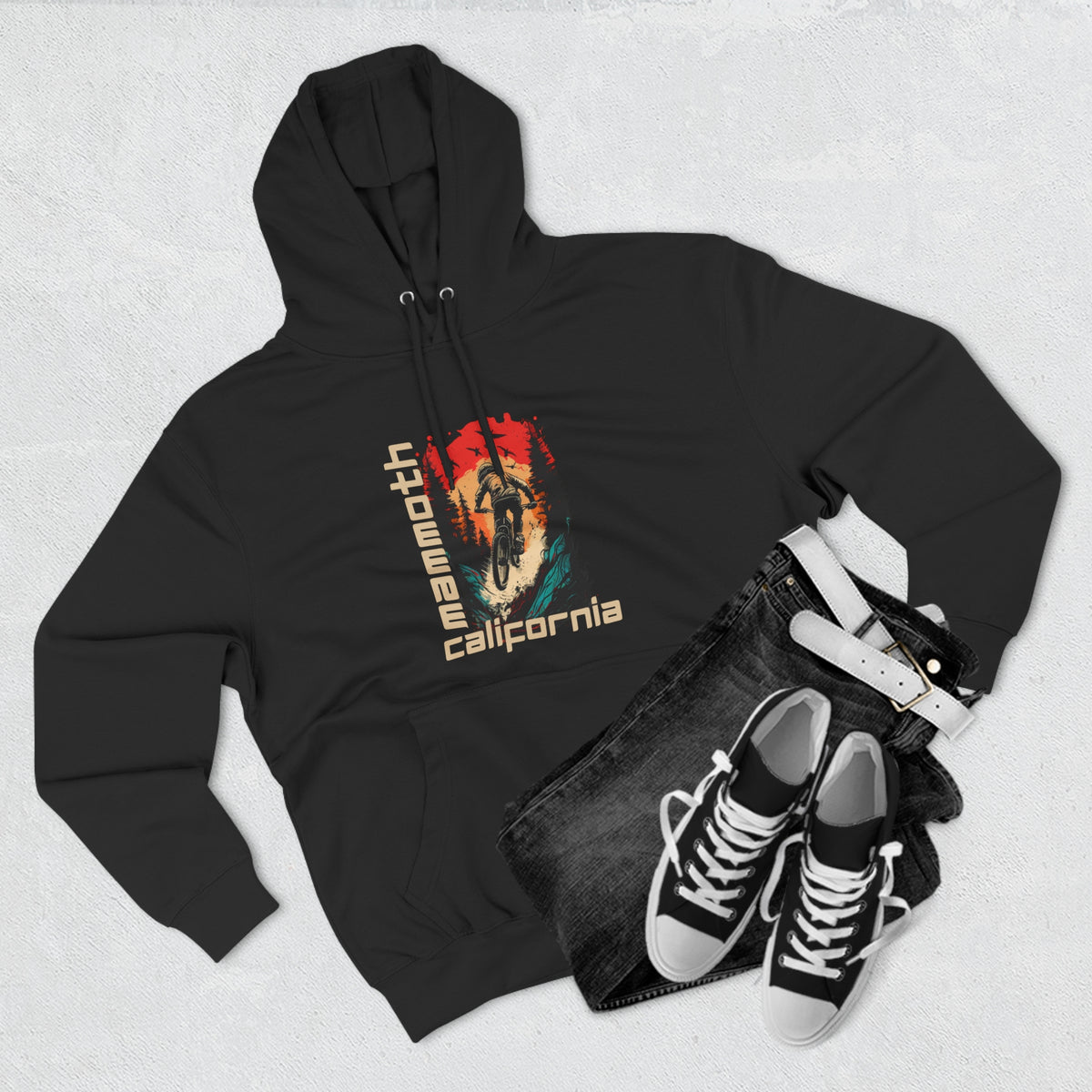 Mammoth California Mountain Biking Hoodie
