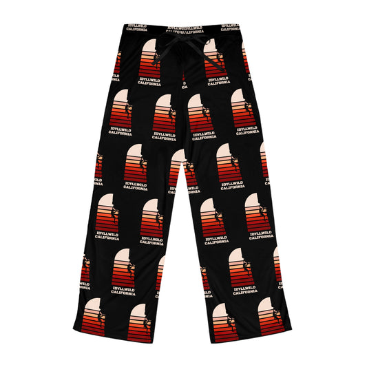 Women's Pajama Pants (AOP) Idyllwild Rock Climbing