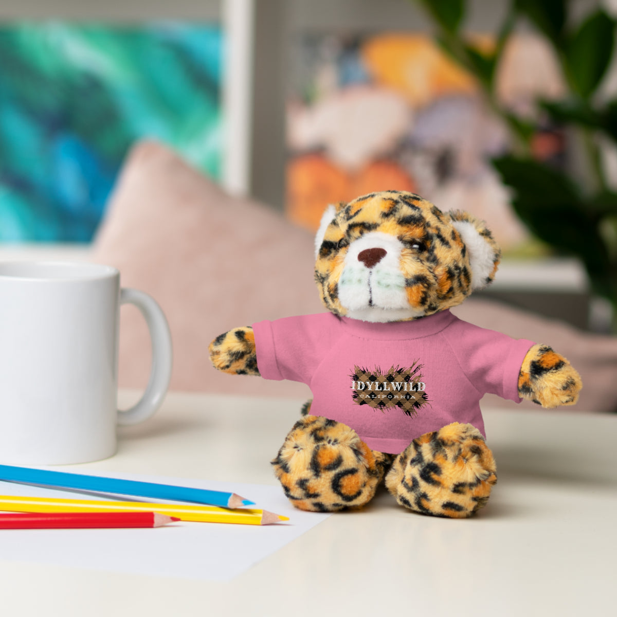 Stuffed Animals with Tee Idyllwild Tan Plaid