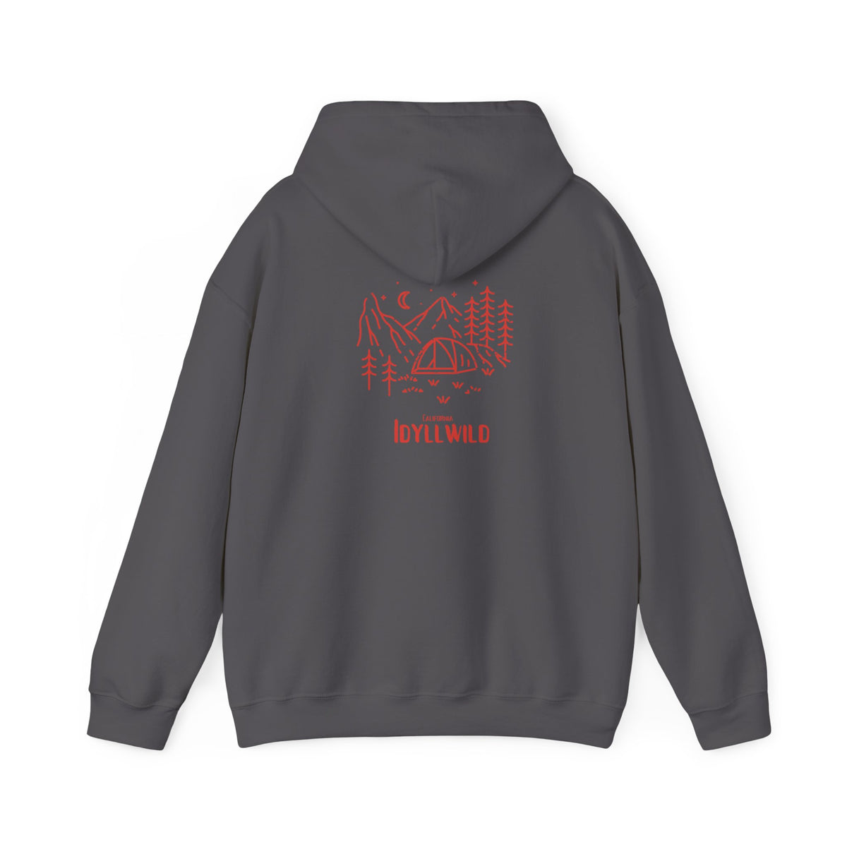 Unisex Heavy Blend™ Hooded Sweatshirt Camping RED